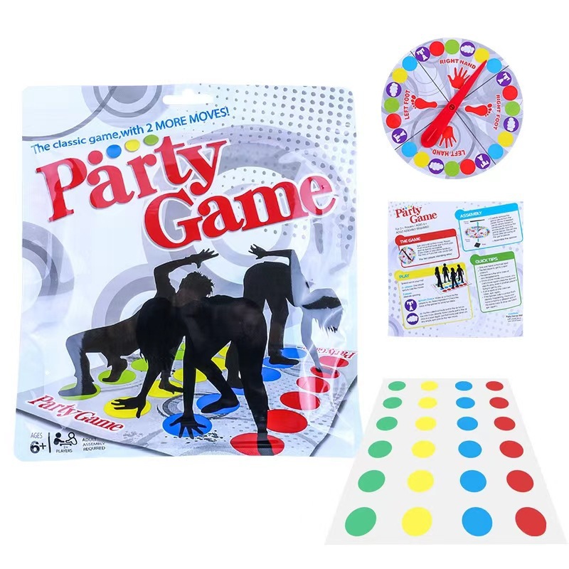 Outdoor Camping Games For Kids - Twister Party Game - Family Indoor