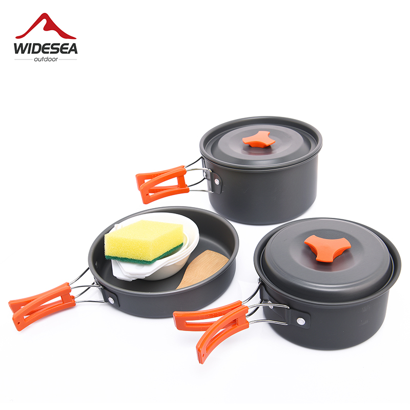 Outdoor Camping Kitchen Set - Widesea Camping Outdoor Cookware Set Tableware
