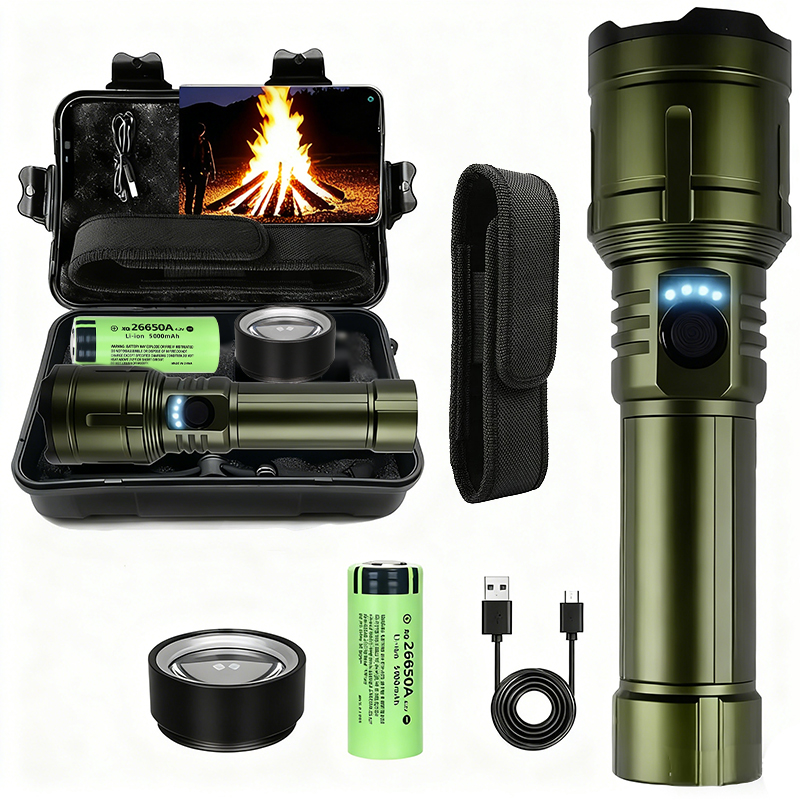 Outdoor Camping Lamp - Ultra Powerful Flashlight Concentrating Ignition Flashlight