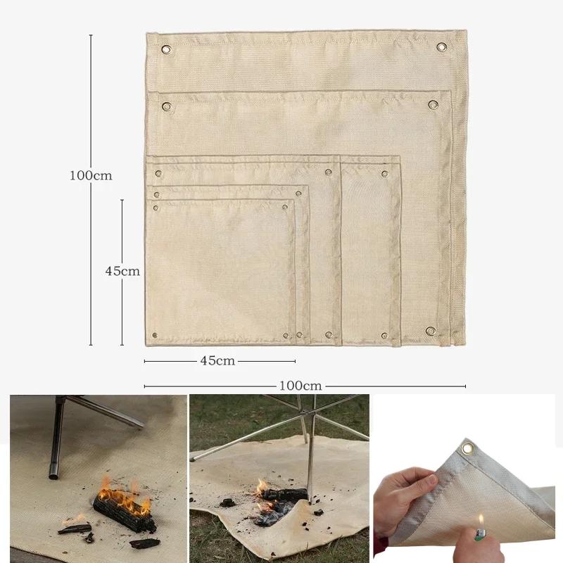 Camping Fireproof Mat Heat Res - đánh giá và giá Outdoor Camping Grill