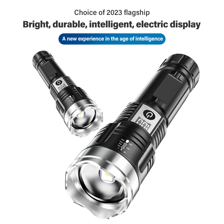 High Power 200000LM LED Flashl - đánh giá và giá Outdoor Camping Lamp