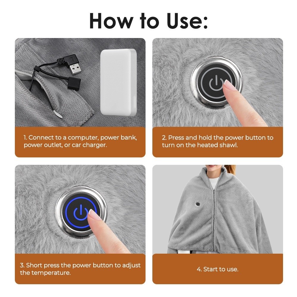 High Quality Wearable USB Elec - đánh giá và giá Outdoor Camping Heated Blanket
