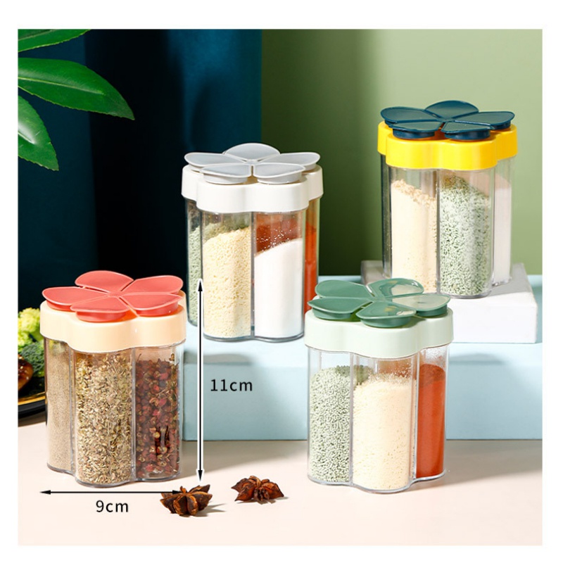 Seasoning Jar Plastic Containe - đánh giá và giá Outdoor Camping Kitchen Set