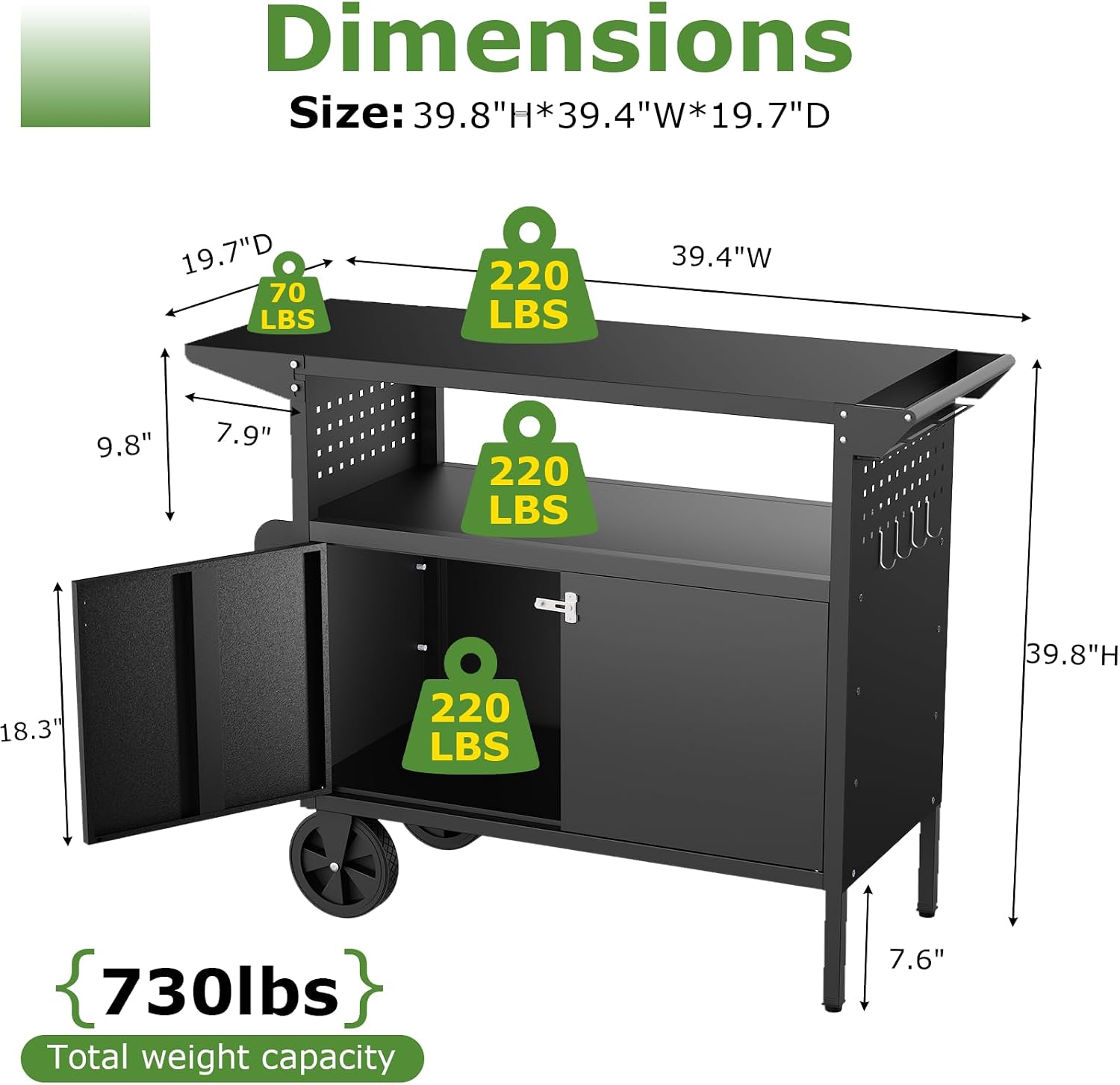 Outdoor Grill Cart Table With  - đánh giá và giá Outdoor Camping Grill