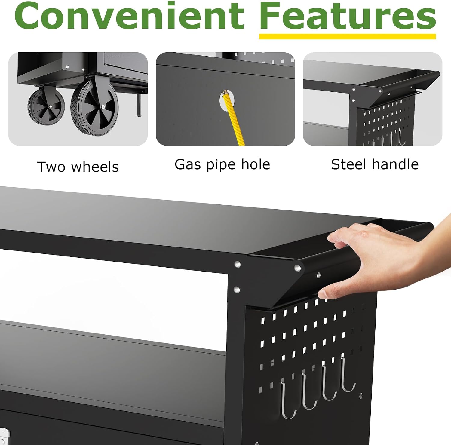 Outdoor Grill Cart Table With  - đánh giá và giá Outdoor Camping Grill