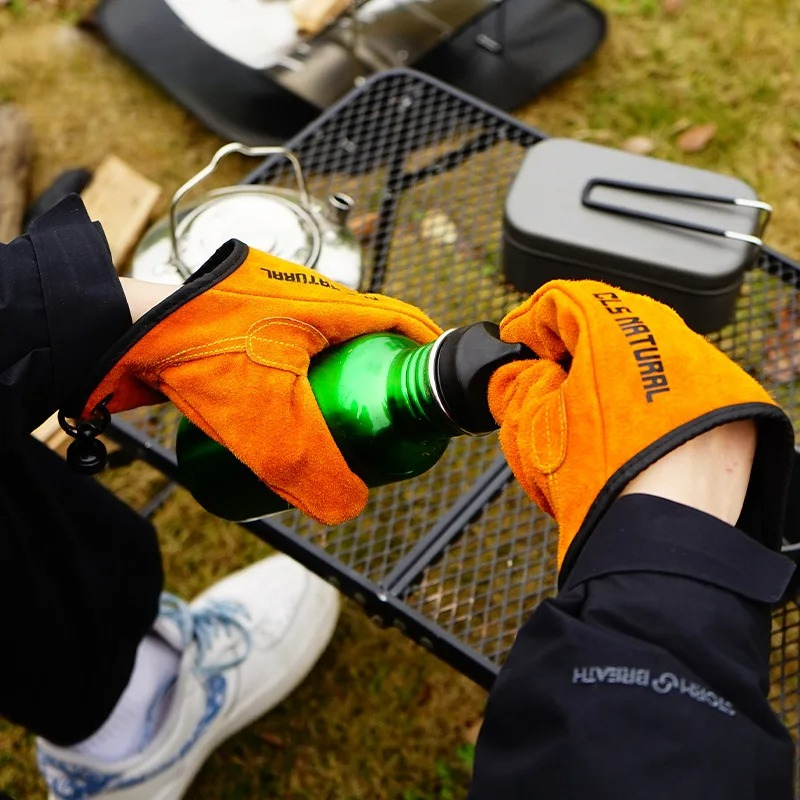 Heat Resistant BBQ Gloves Cowh - đánh giá và giá Outdoor Camping Grill