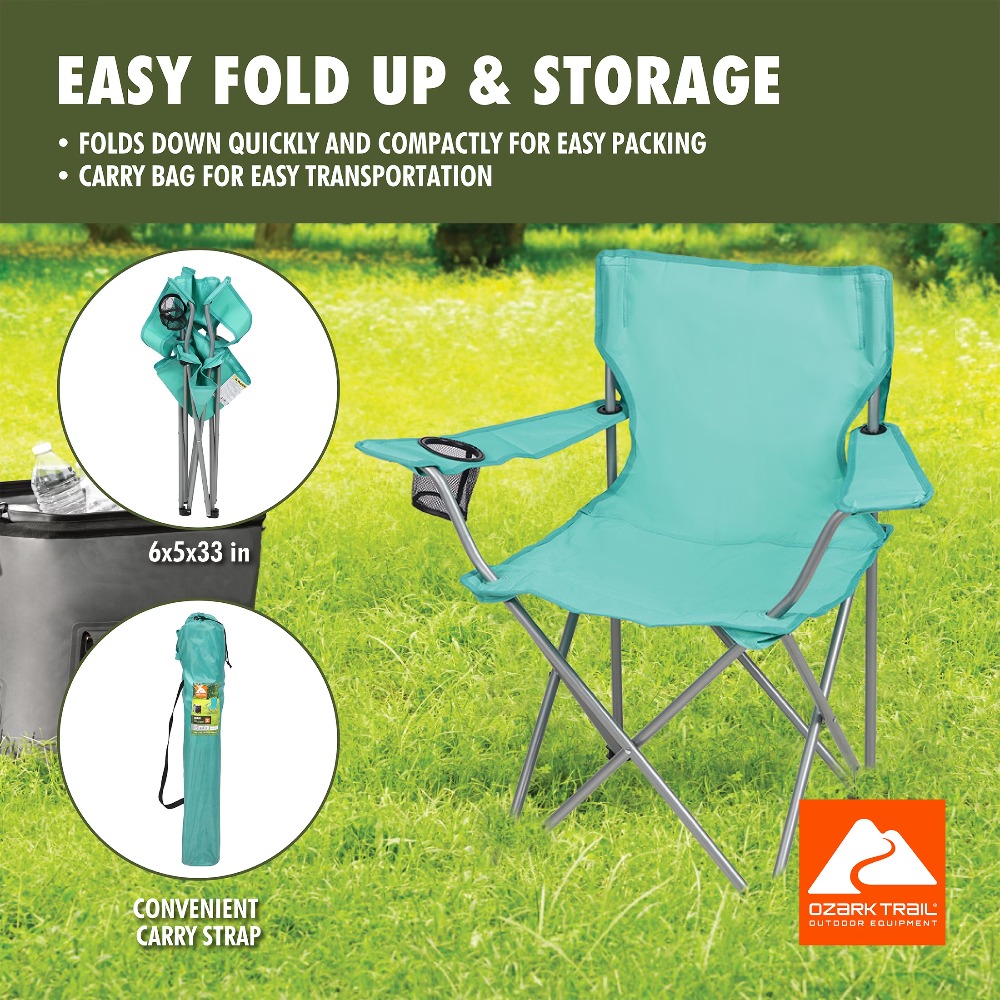 Foldable Quad Camping Chair wi - đánh giá và giá Outdoor Camping Loveseat