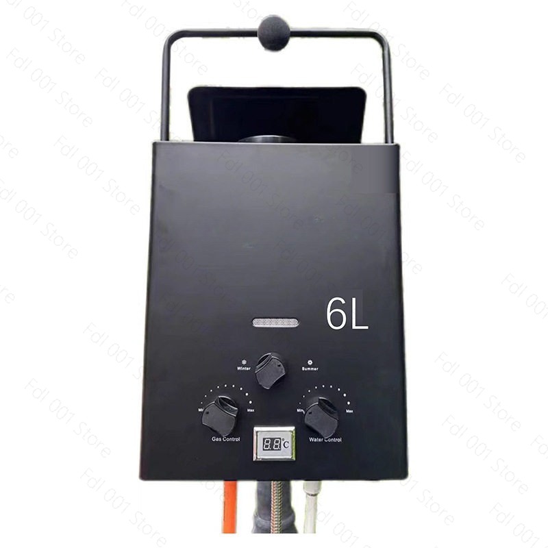 6L Portable Tankless Gas Water - đánh giá và giá Outdoor Camping Hot Water Heater