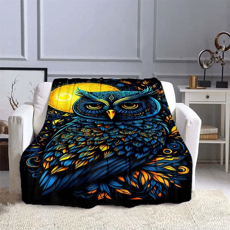10 Sizes Owl Pattern Blanket W - đánh giá và giá Outdoor Camping Heated Blanket