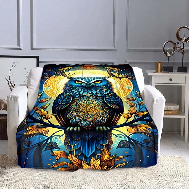 10 Sizes Owl Pattern Blanket W - đánh giá và giá Outdoor Camping Heated Blanket