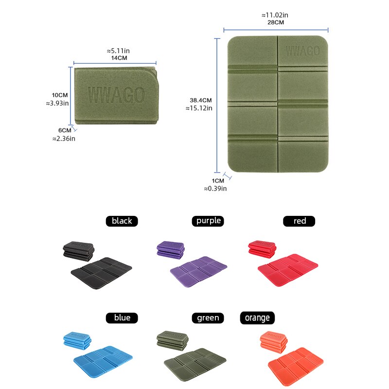 1-5pcs Foam XPE Folding Cushio - đánh giá và giá Outdoor Camping Rug Waterproof