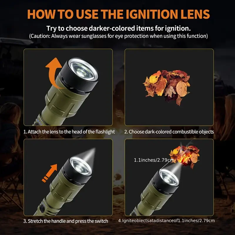 Ultra Powerful Flashlight Conc - đánh giá và giá Outdoor Camping Lamp
