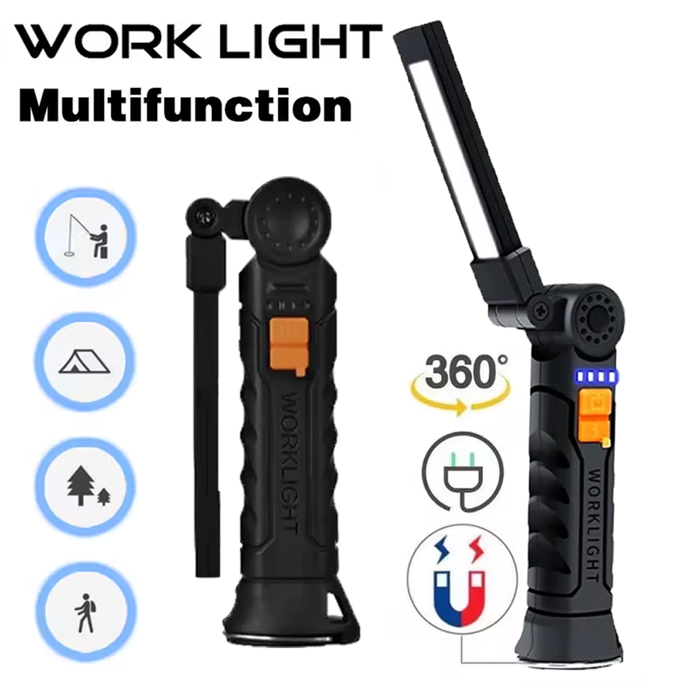 Portable COB LED Flashlight US - đánh giá và giá Outdoor Camping Lamp