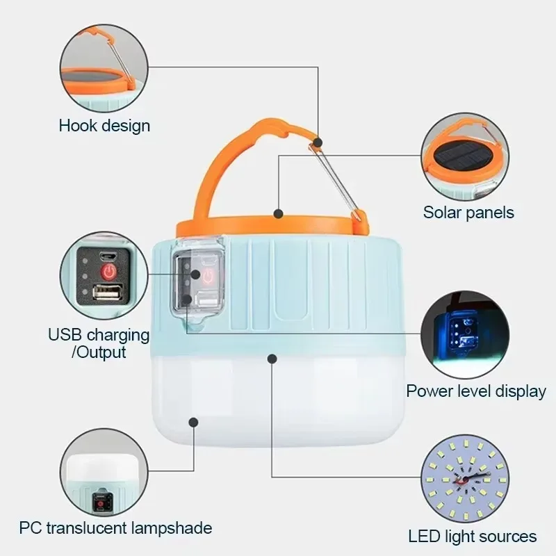 Solar Camping Lantern Recharge - đánh giá và giá Outdoor Camping Lamp
