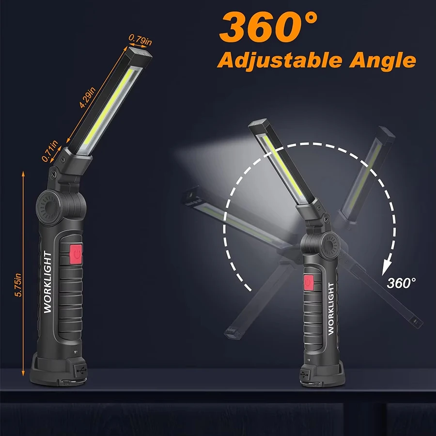 Rechargeable Magnetic Work Lig - đánh giá và giá Outdoor Camping Lamp