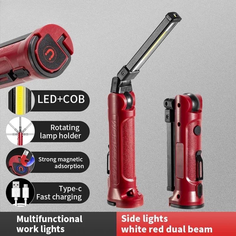 COB LED Work Light Rechargeabl - đánh giá và giá Outdoor Camping Lamp