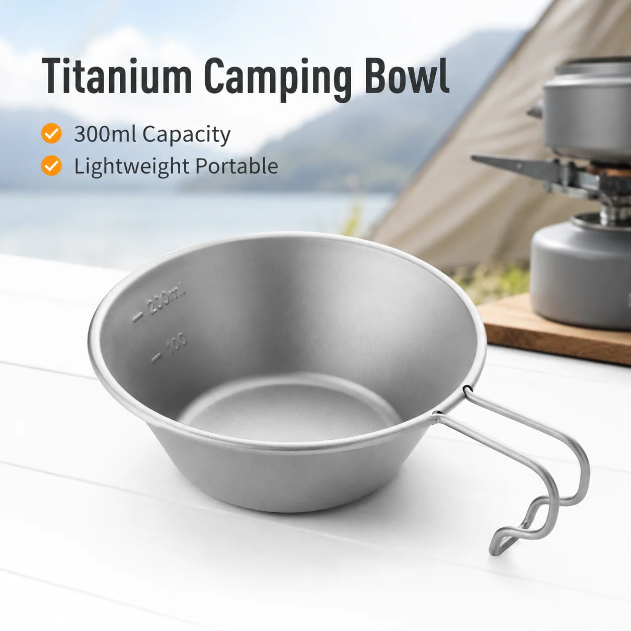 Titanium Sierra Bowl Lightweig - đánh giá và giá Outdoor Camping Meals