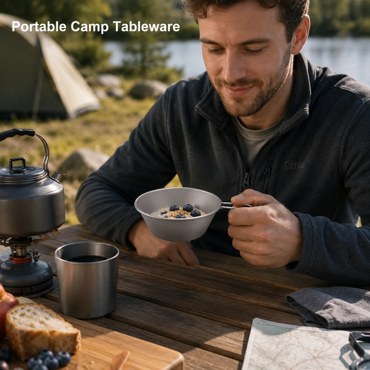Titanium Sierra Bowl Lightweig - đánh giá và giá Outdoor Camping Meals