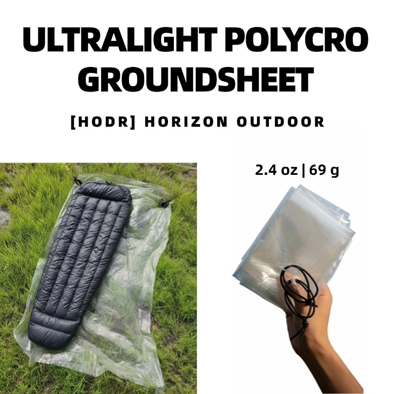 [HODR GEAR]Ultralight Polycro  - đánh giá và giá Outdoor Camping Rug Waterproof