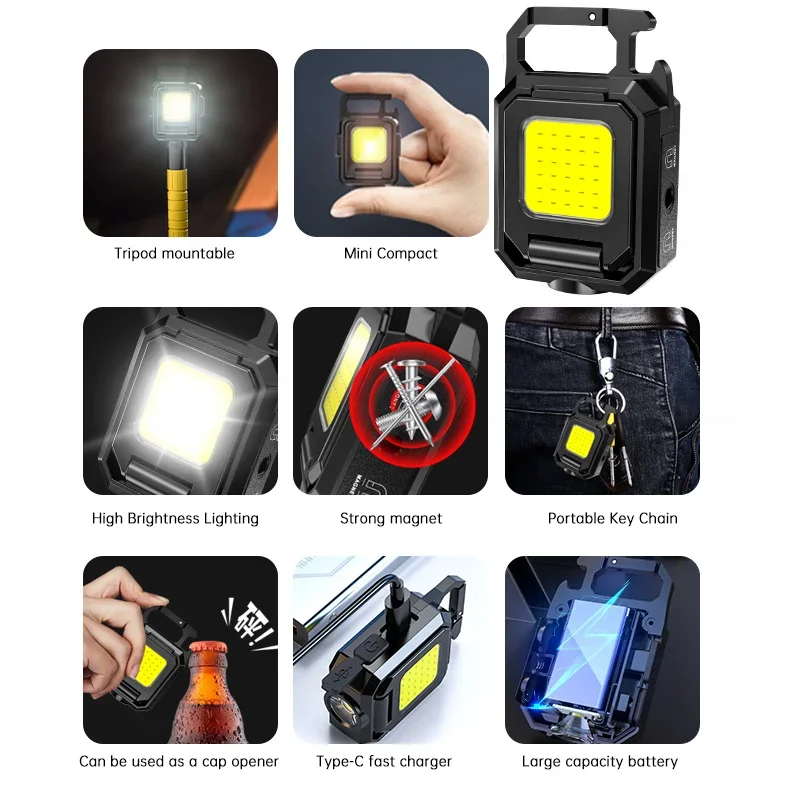Mini Flashlight Keychain Light - đánh giá và giá Outdoor Camping Lamp