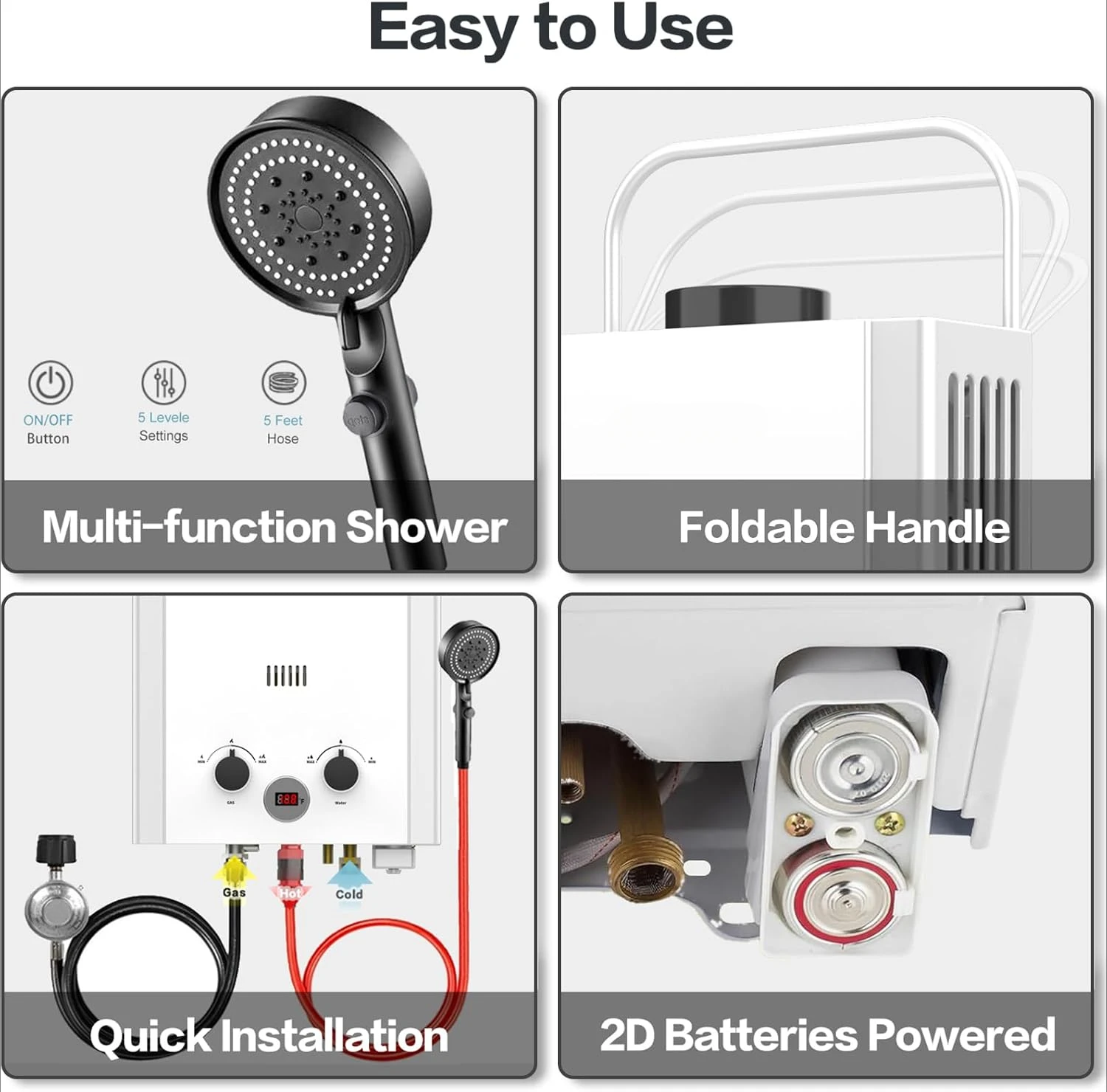 Propane Tankless Water Heater  - đánh giá và giá Outdoor Camping Hot Water Heater
