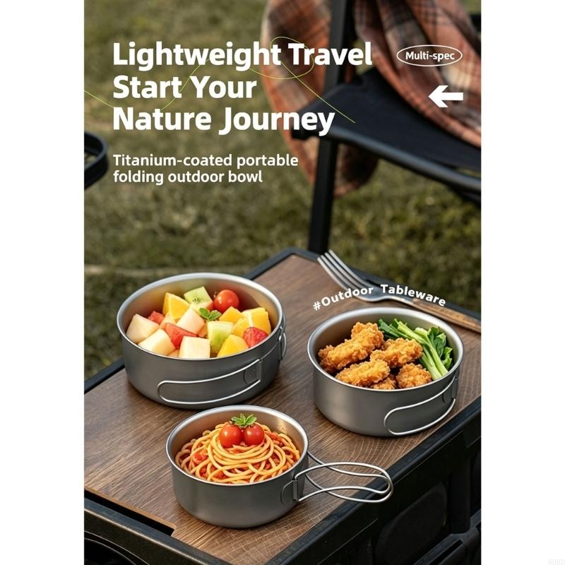 Bát nấu ăn cắm trại bằng kim l - đánh giá và giá Outdoor Camping Meals