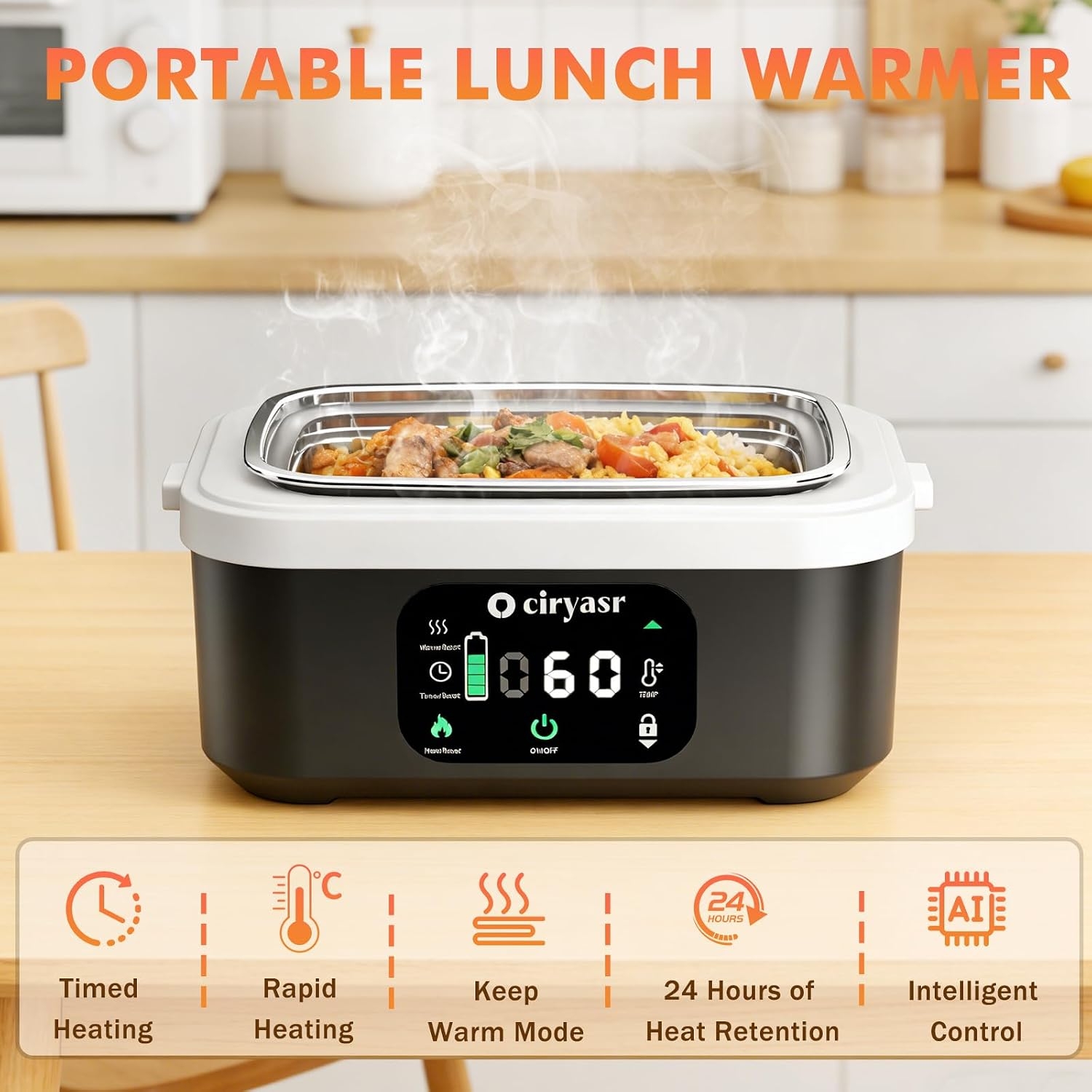 Powerful Electric Lunch Box, 1 - đánh giá và giá Outdoor Camping Activities