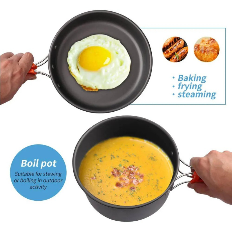 Camping Cooking Set, Outdoor K - đánh giá và giá Outdoor Camping Kitchen Set