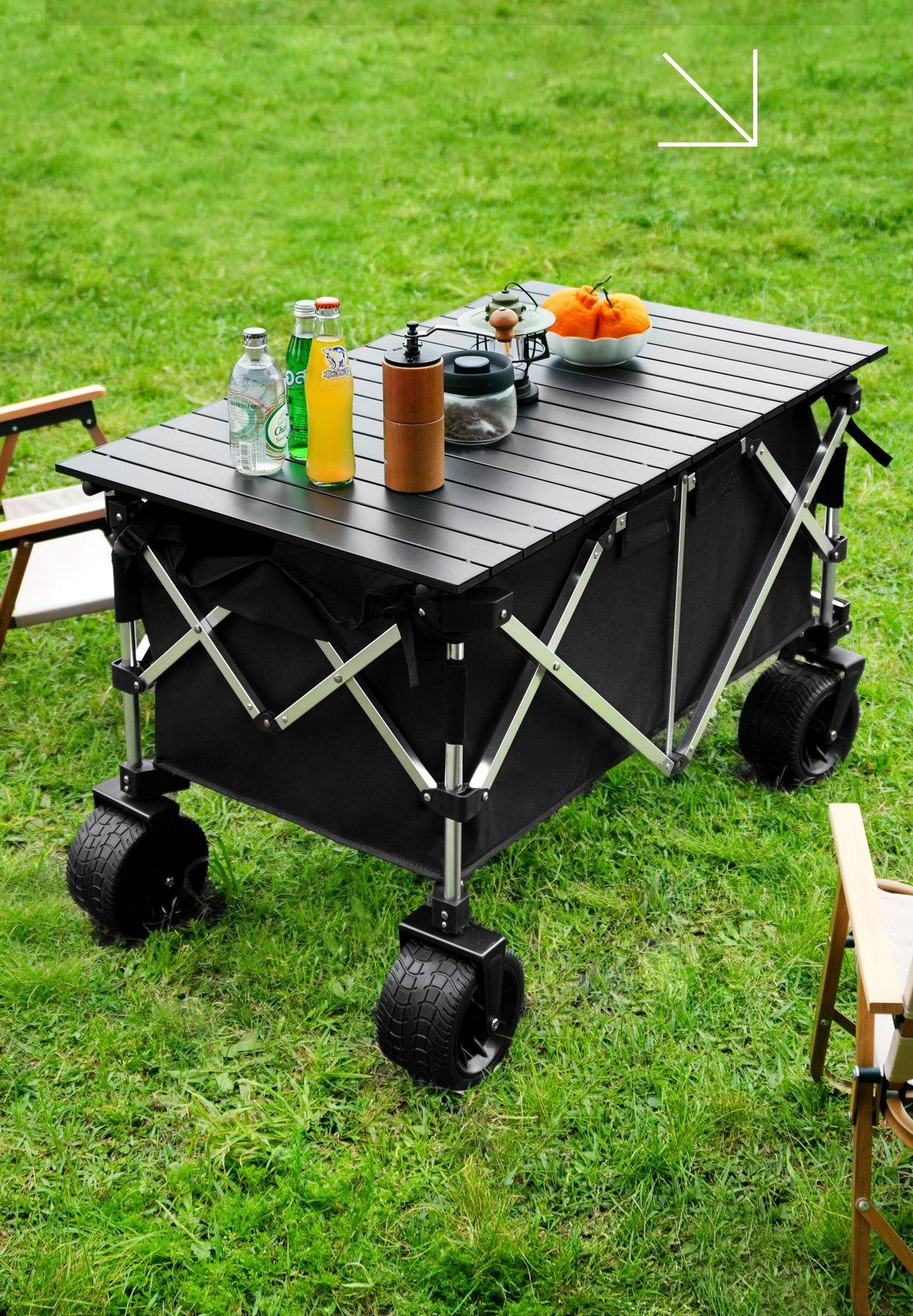 Premium Design Aluminum Foldin - đánh giá và giá Outdoor Camping Vehicle Wagon
