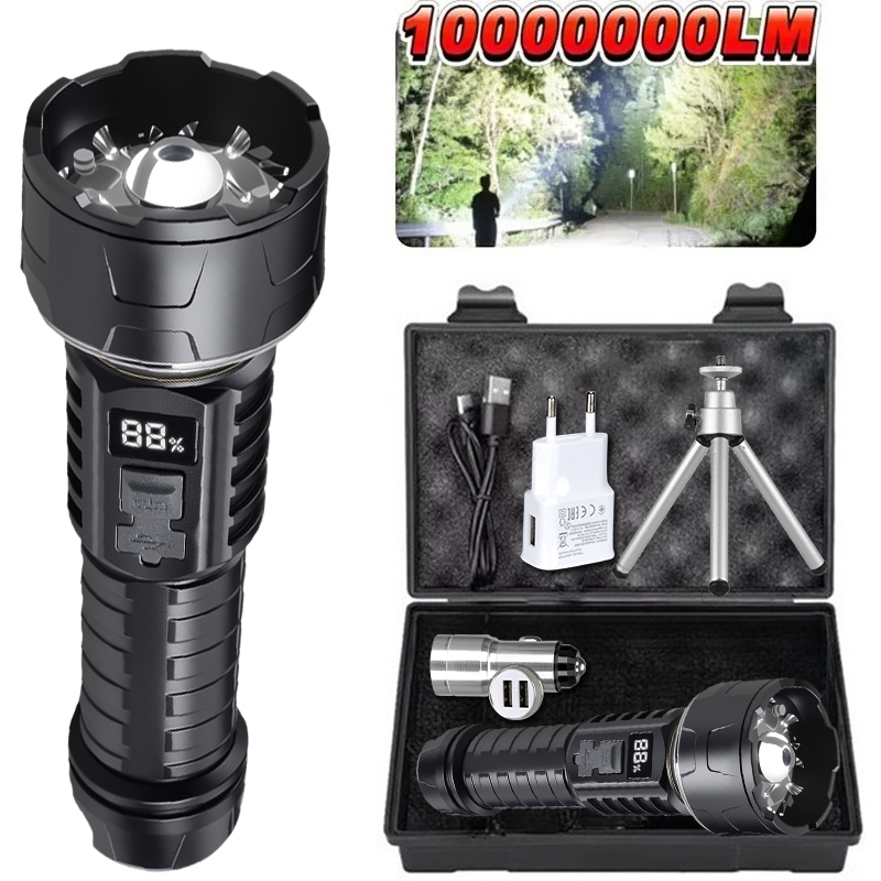 COB LED Flashlight Rechargeabl - đánh giá và giá Outdoor Camping Lamp