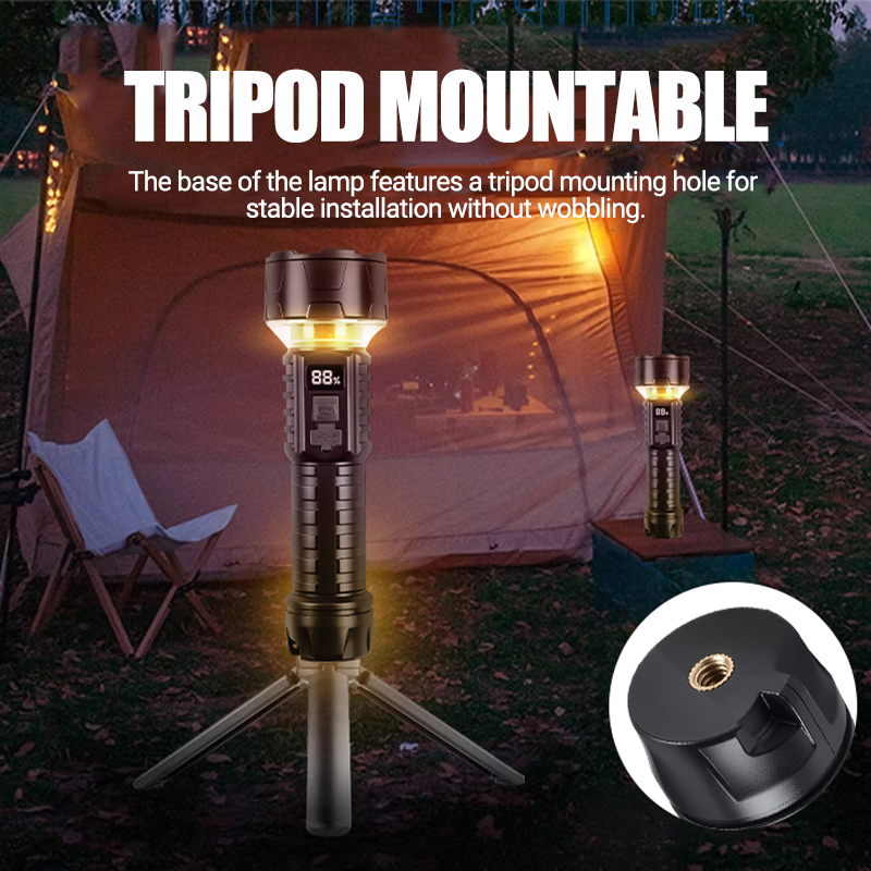 COB LED Flashlight Rechargeabl - đánh giá và giá Outdoor Camping Lamp