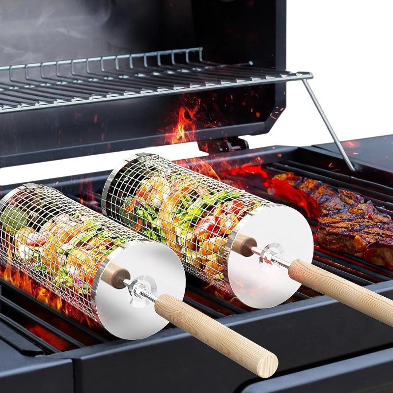 Stainless Steel BBQ Grill Bask - đánh giá và giá Outdoor Camping Grill