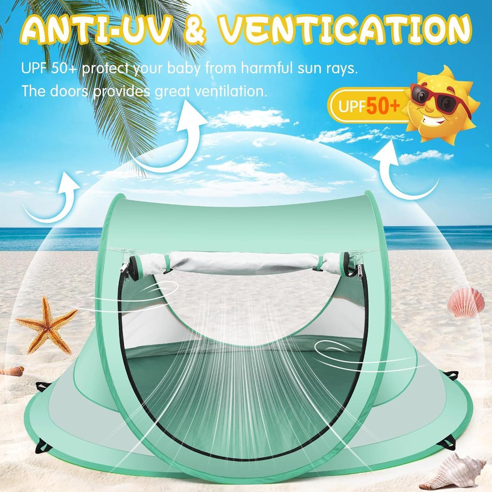 Kids Beach Tent UPF 50 Childre - đánh giá và giá Outdoor Camping Games For Kids