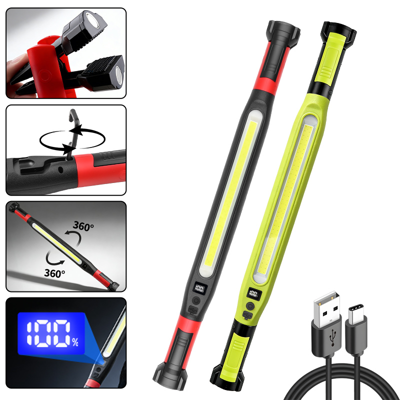 COB Work Light Type‑C Recharge - đánh giá và giá Outdoor Camping Lamp