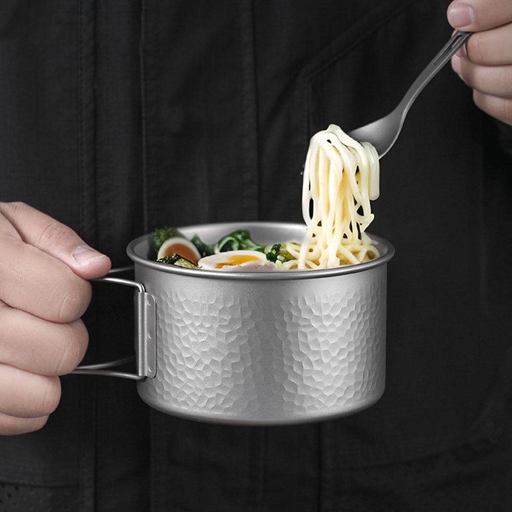 Pure Ti Camping Bowl With Fold - đánh giá và giá Outdoor Camping Meals