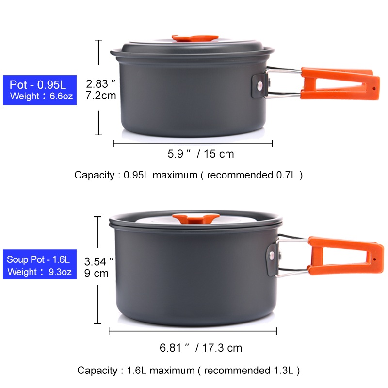 Widesea Camping Outdoor Cookwa - đánh giá và giá Outdoor Camping Kitchen Set