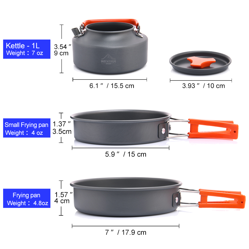 Widesea Camping Outdoor Cookwa - đánh giá và giá Outdoor Camping Kitchen Set