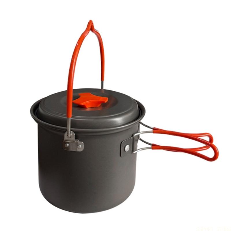 Nồi nhôm cứng dùng cắm trại U2 - đánh giá và giá Outdoor Camping Meals
