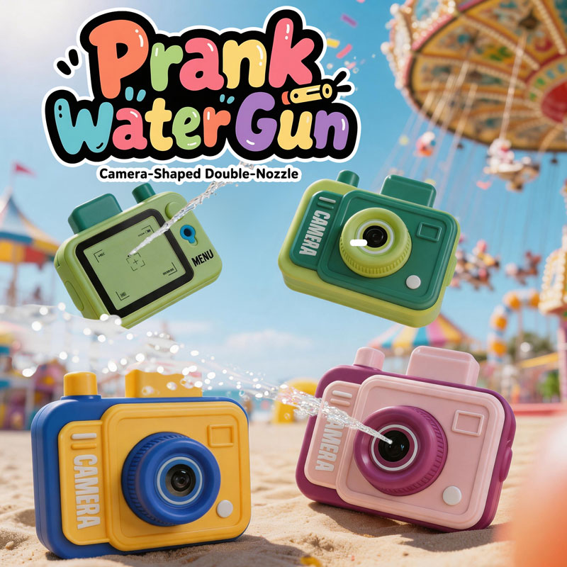 Double-sided Water Gun Camera  - đánh giá và giá Outdoor Camping Games For Kids