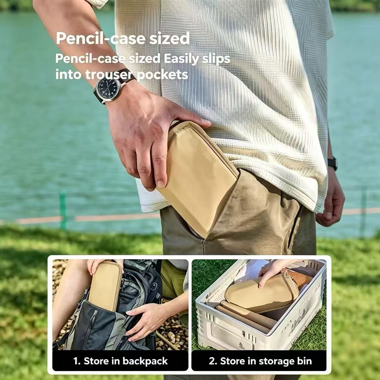 Magza Portable Folding Stool U - đánh giá và giá Outdoor Camping Loveseat