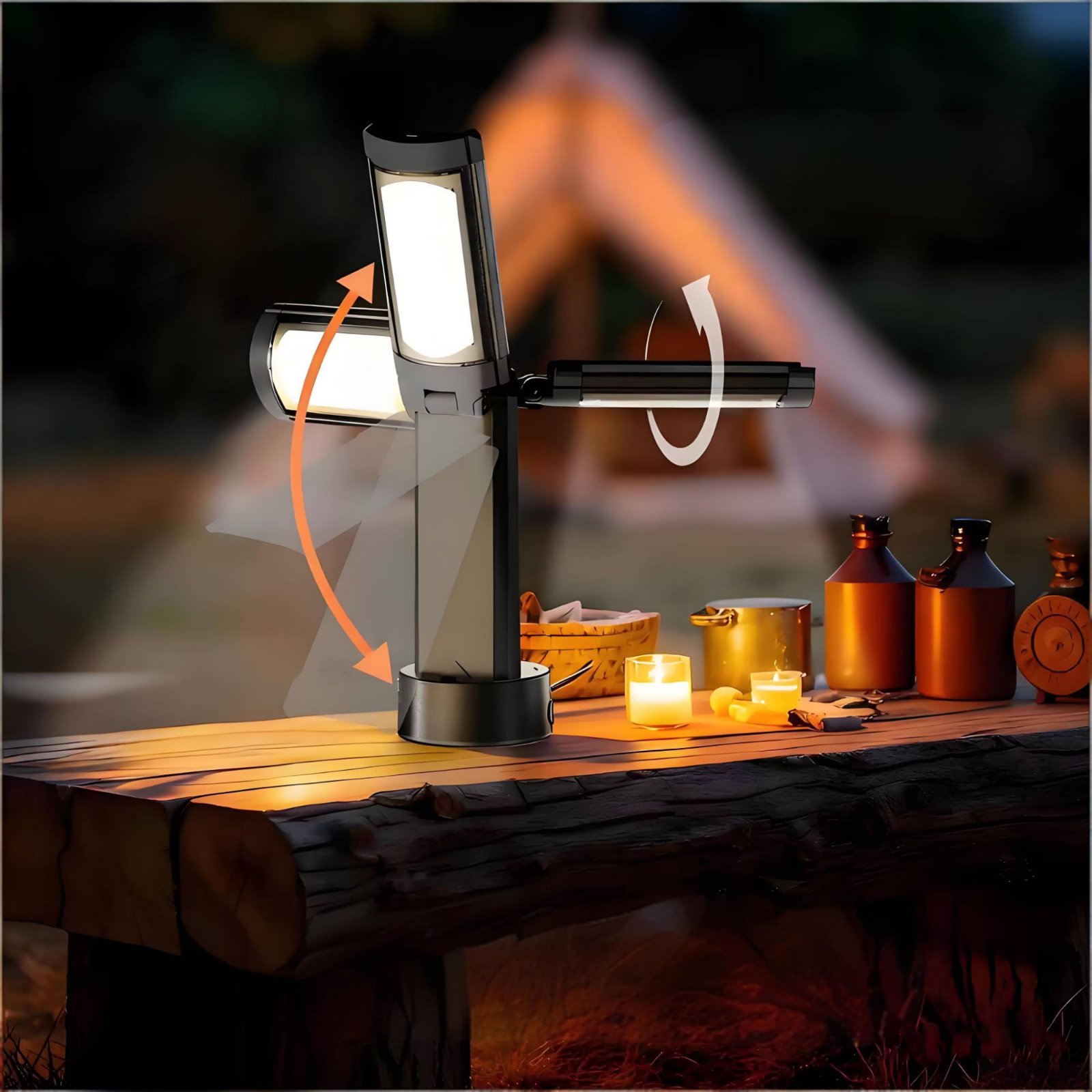 Telescopic Tent Lamp Adjustabl - đánh giá và giá Outdoor Camping Lamp
