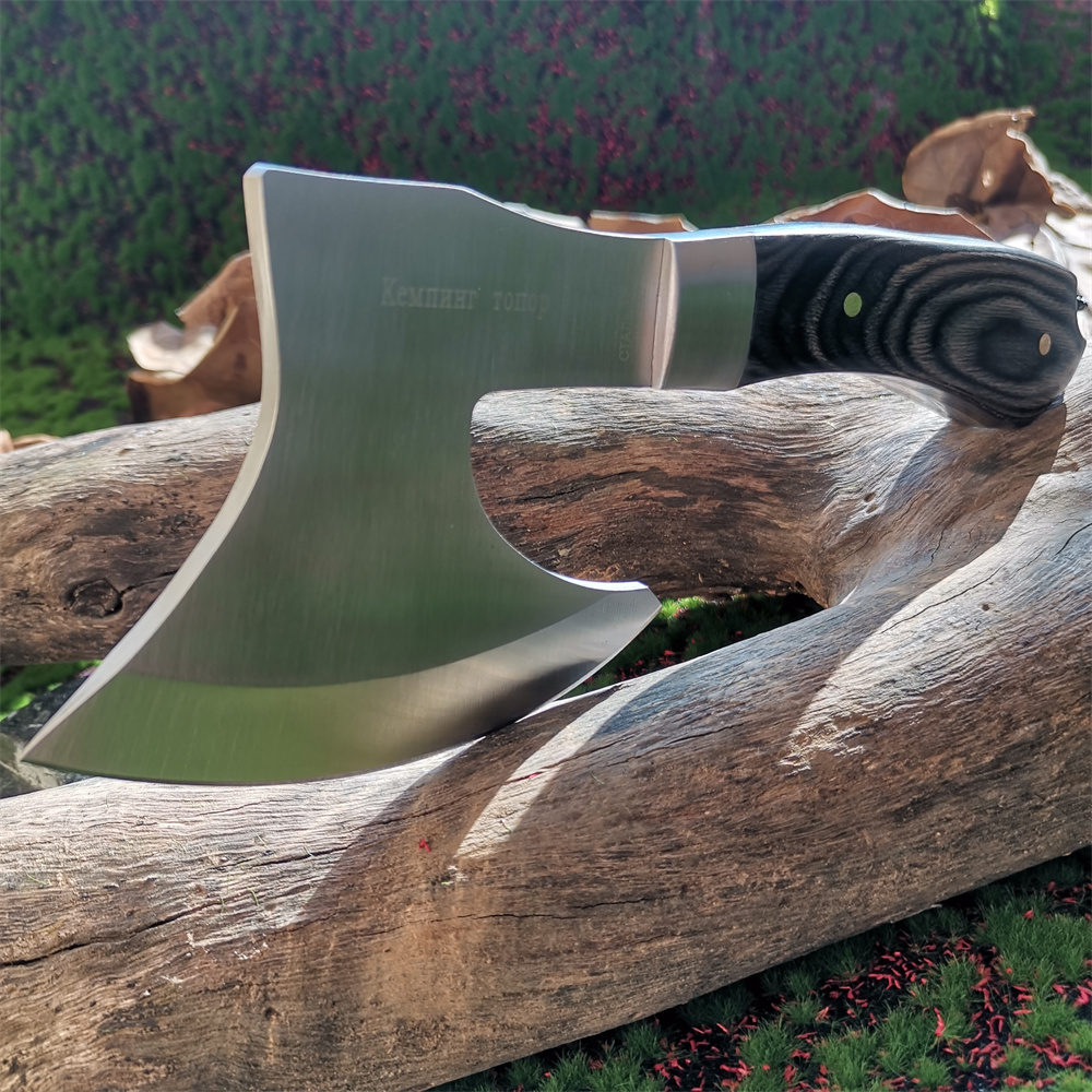 Wooden Handle Stainless Steel  - đánh giá và giá Camp Axe Hatchet