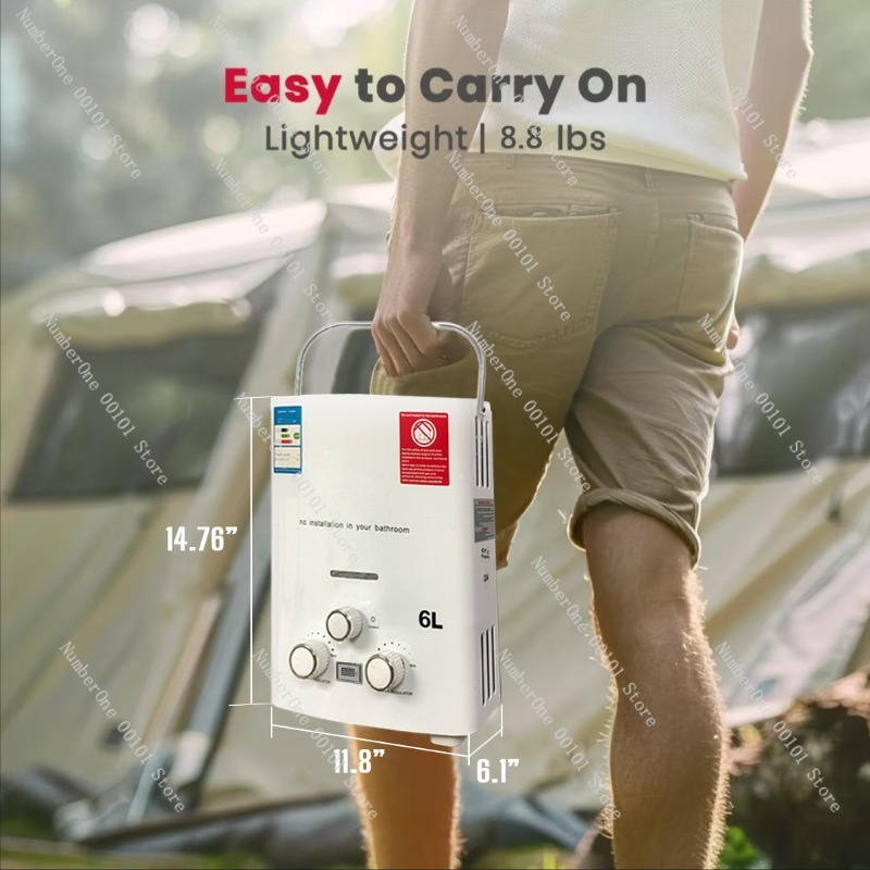 Propane LPG  Gas Tankless Wate - đánh giá và giá Outdoor Camping Hot Water Heater