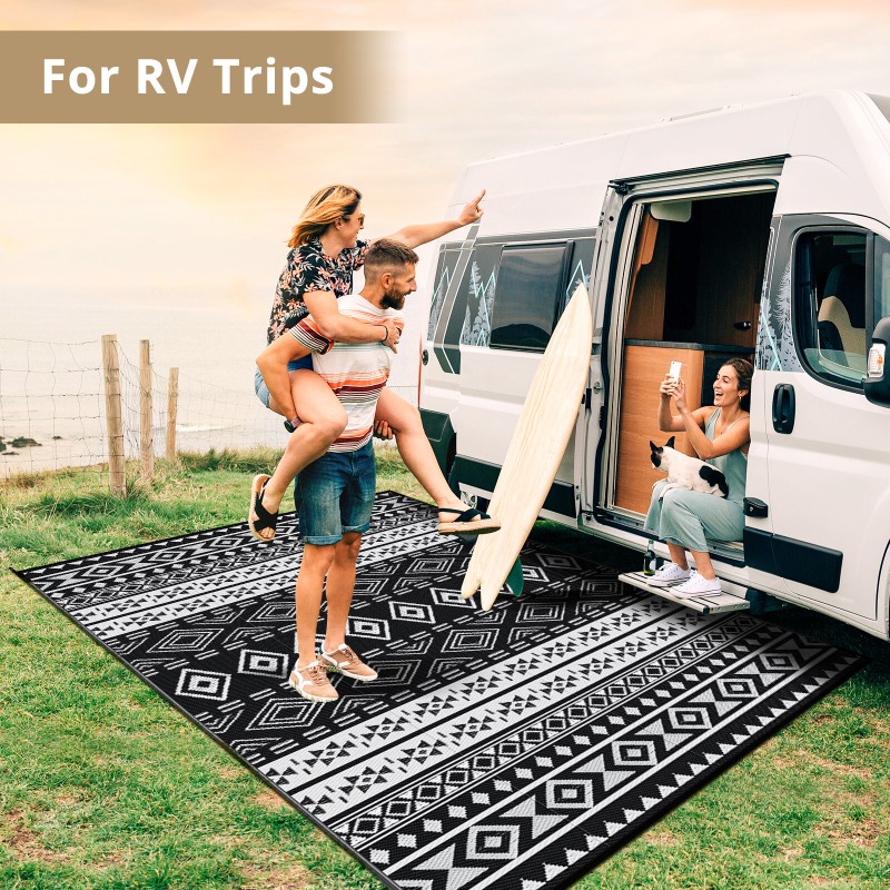 (5x8, 6x9, 9x12, 9x18) Outdoor - đánh giá và giá Outdoor Camping Rugs 9X18