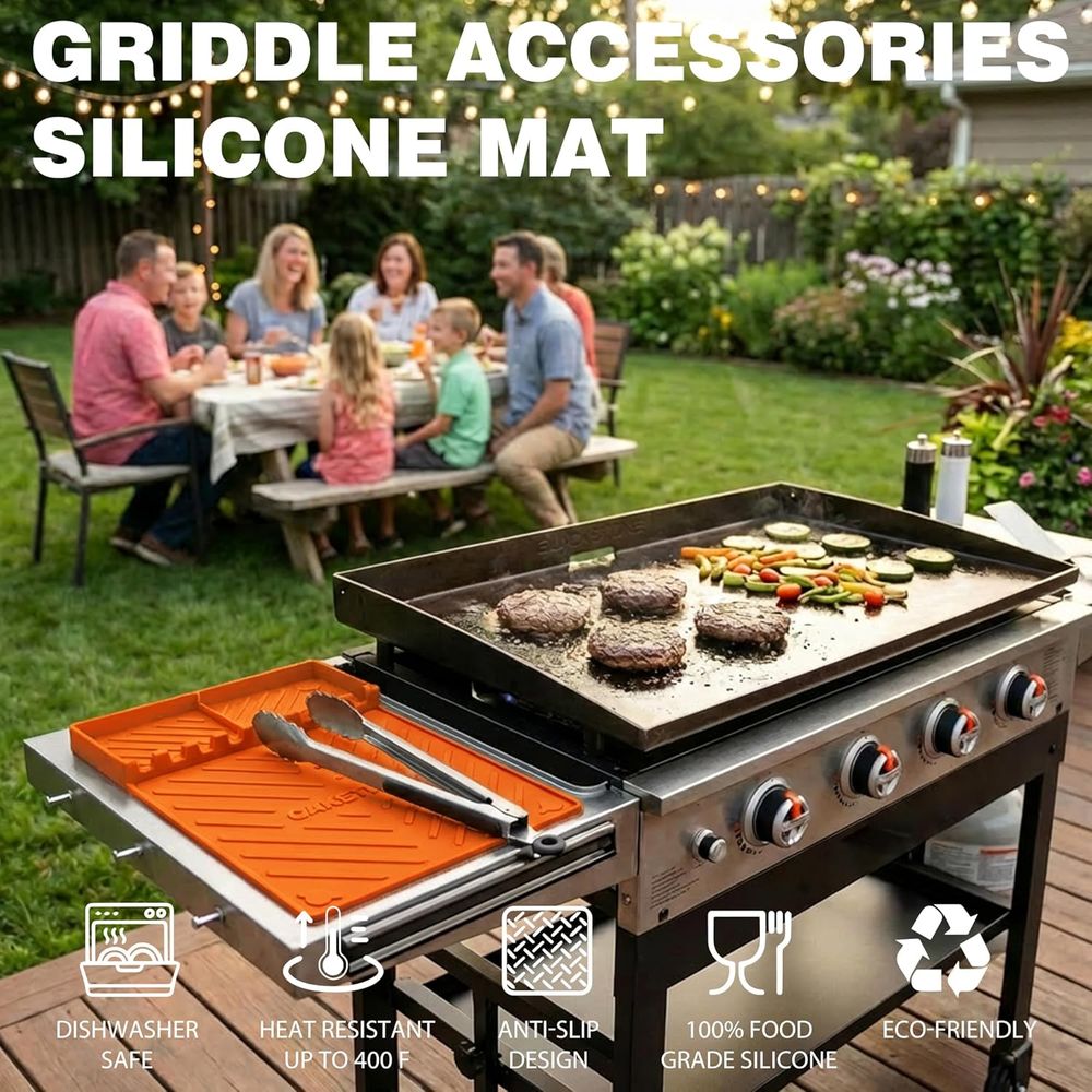Silicone Grill Mats or Griddle - đánh giá và giá Outdoor Camping Grill