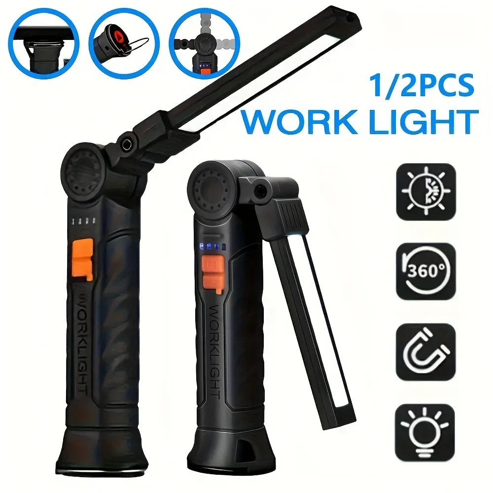 Portable COB LED Flashlight Re - đánh giá và giá Outdoor Camping Lamp