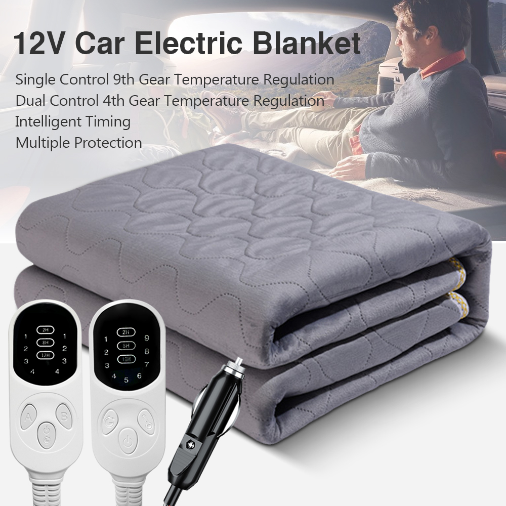 12V Cars Electric Blanket Heat - đánh giá và giá Outdoor Camping Heated Blanket