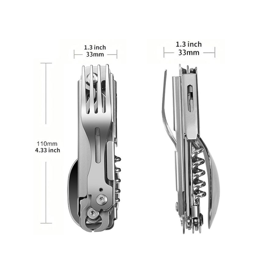 1 pc 6 in 1 Multifunctional Cu - đánh giá và giá Outdoor Camping Meals