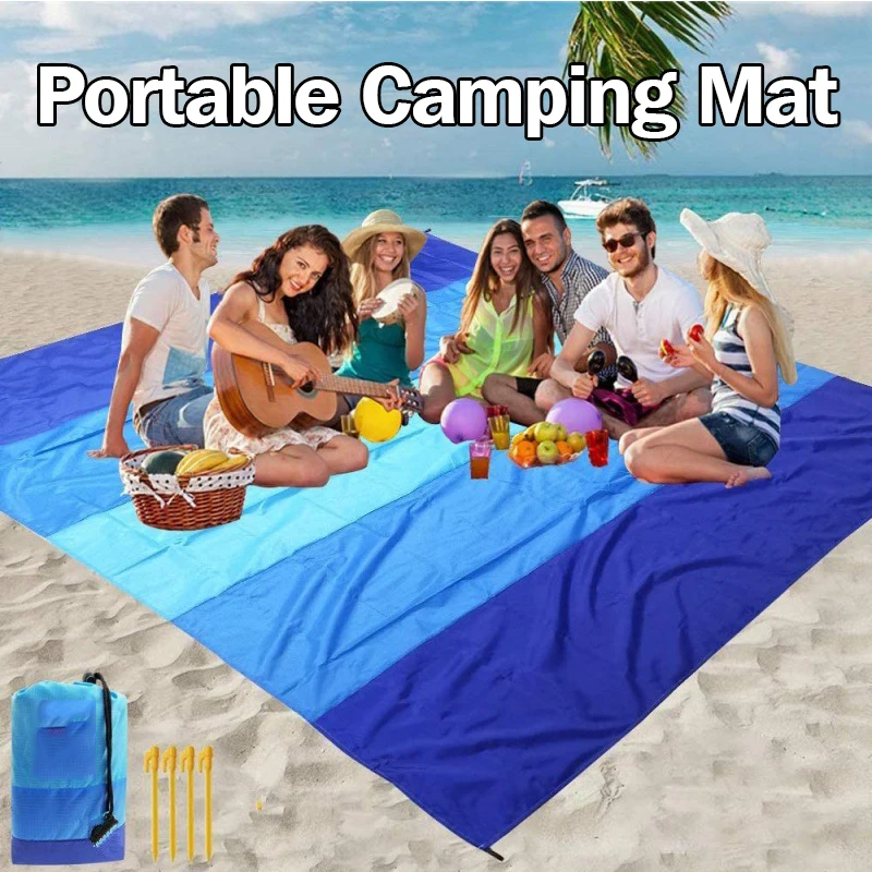 200*210cm Sandproof Beach Blan - đánh giá và giá Outdoor Camping Rug Waterproof