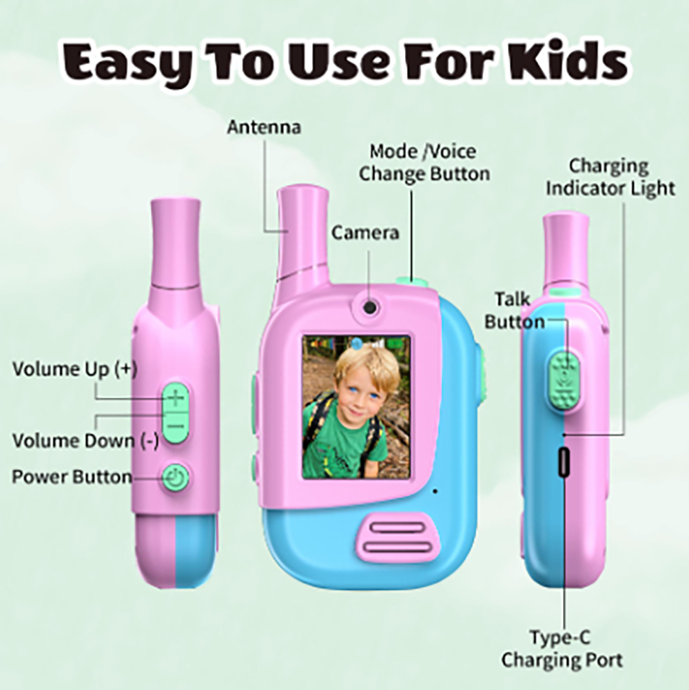 2 Pack Rechargeable Kids Video - đánh giá và giá Outdoor Camping Games For Kids